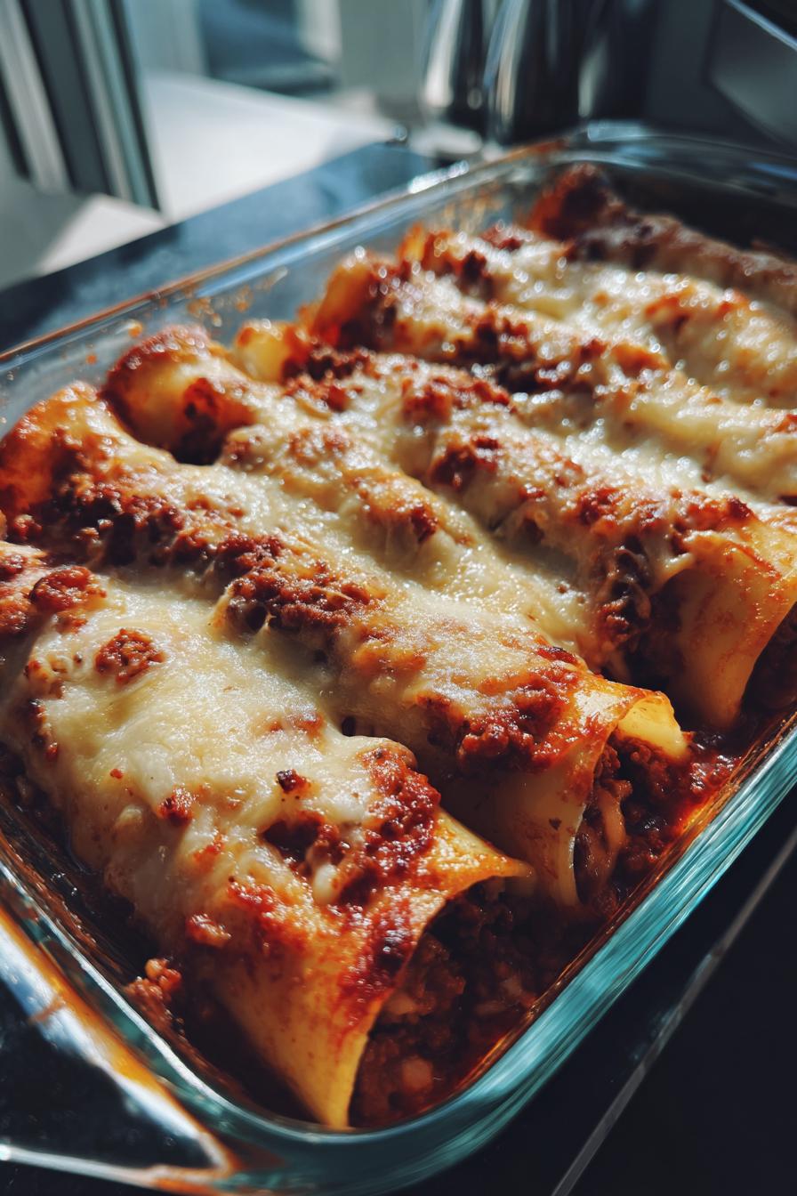 Cannelloni mit Hackfleischfüllung - detail 1
