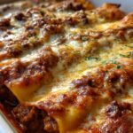 Cannelloni mit Hackfleischfüllung