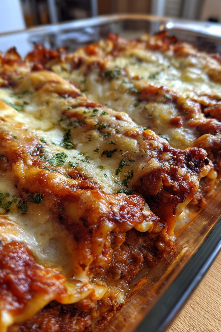 Cannelloni mit Hackfleischfüllung - detail 2