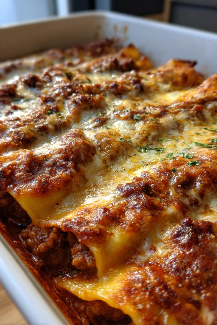 Unglaublich leckere Cannelloni mit Hackfleischfüllung