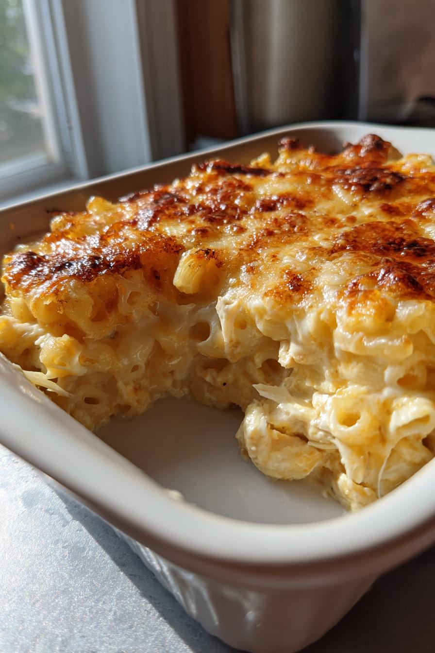 Cremiges Hähnchen Mac and Cheese Der perfekte Komfort-Food - detail 1