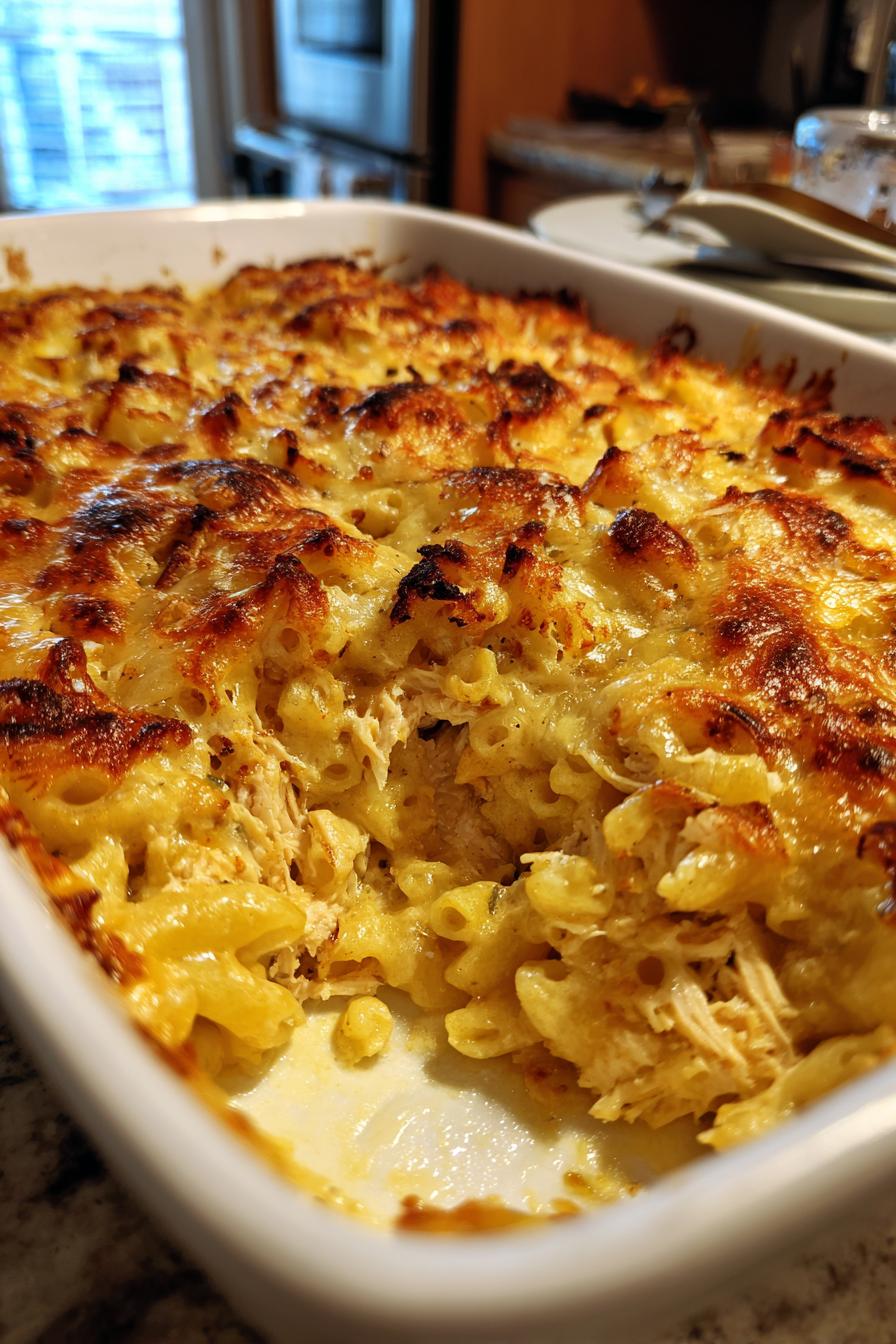 Unglaublich Cremiges Hähnchen Mac and Cheese Rezept