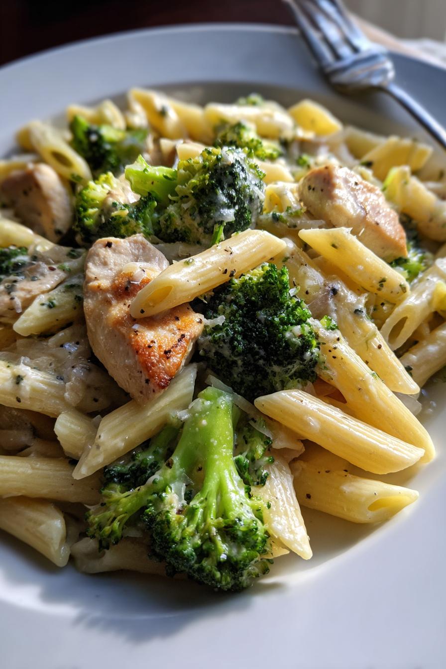 Einfaches Rezept für Hähnchen-Brokkoli-Pasta - detail 1