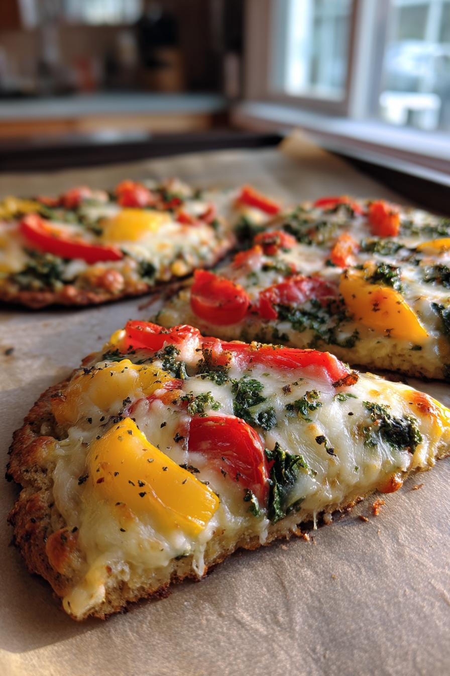 Haferflocken-Joghurt-Fladen – Besser als Pizza - detail 3