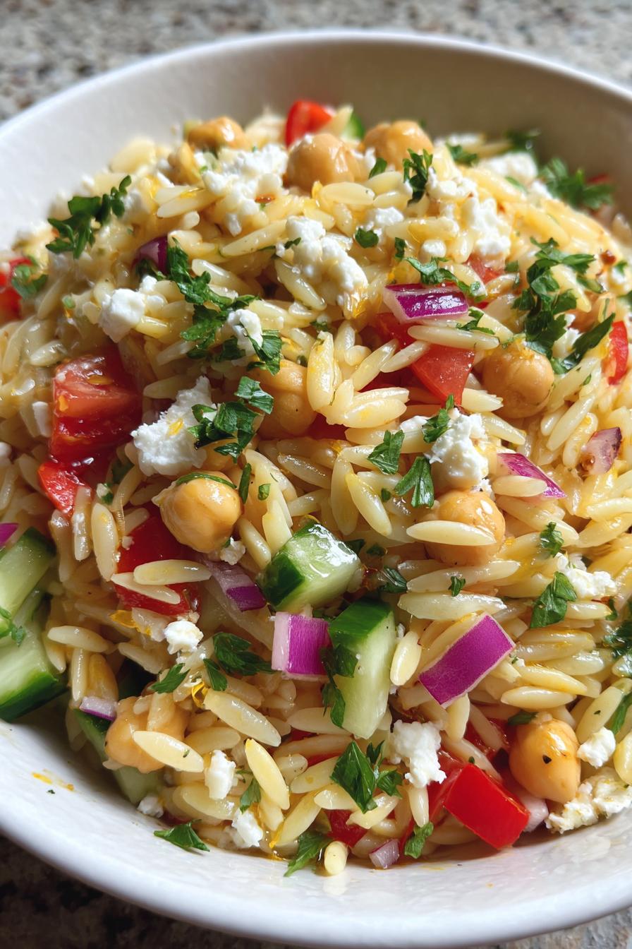 Kichererbsen Orzo Salat Frisch - detail 1