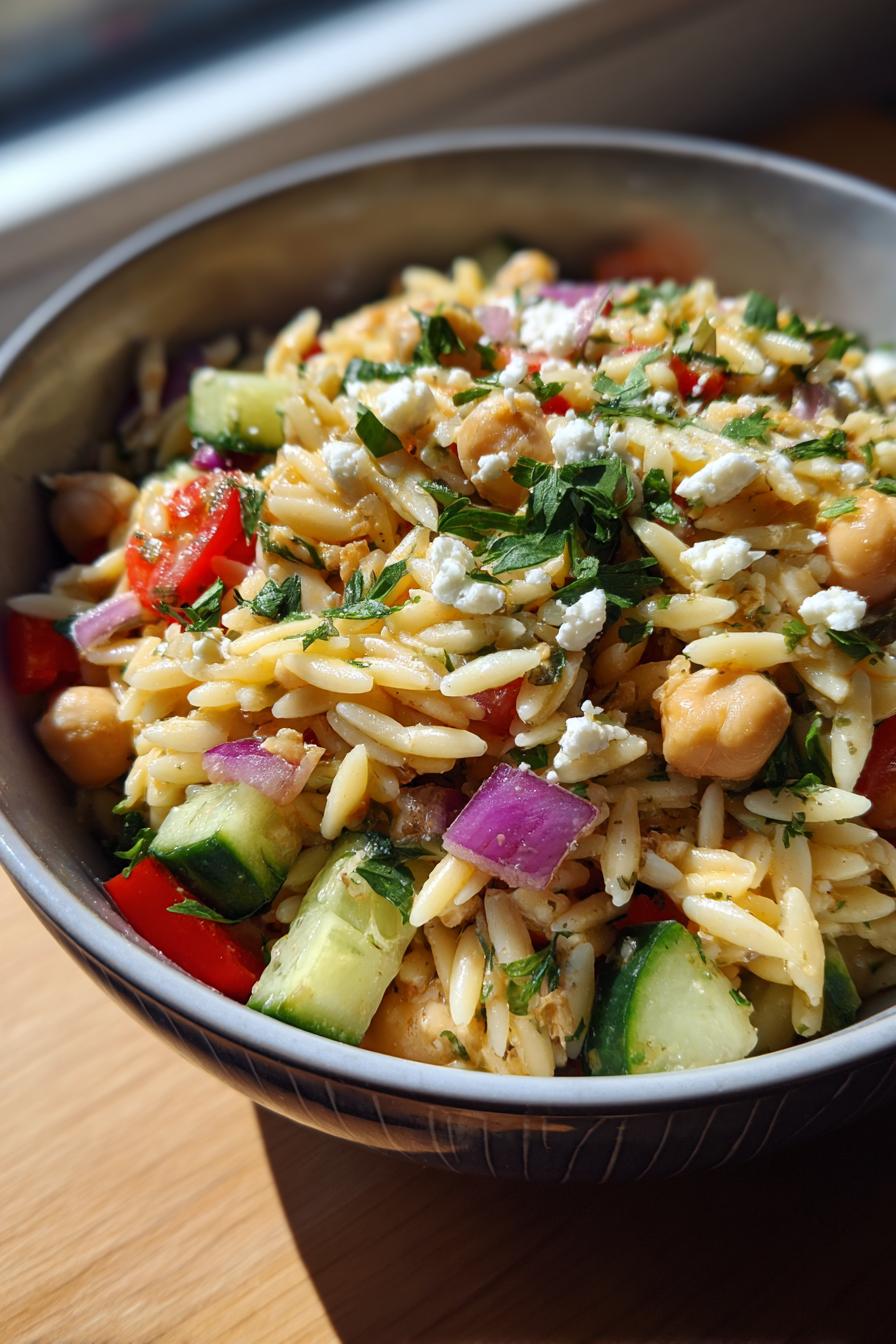 Kichererbsen Orzo Salat Frisch - detail 2