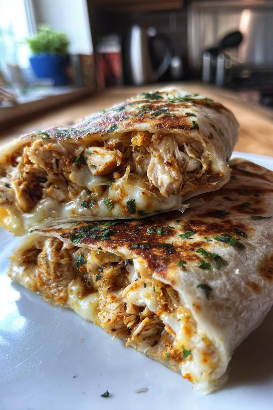Käse-Knoblauch-Hähnchen-Wraps: Der geniale 35-Minuten-Hit