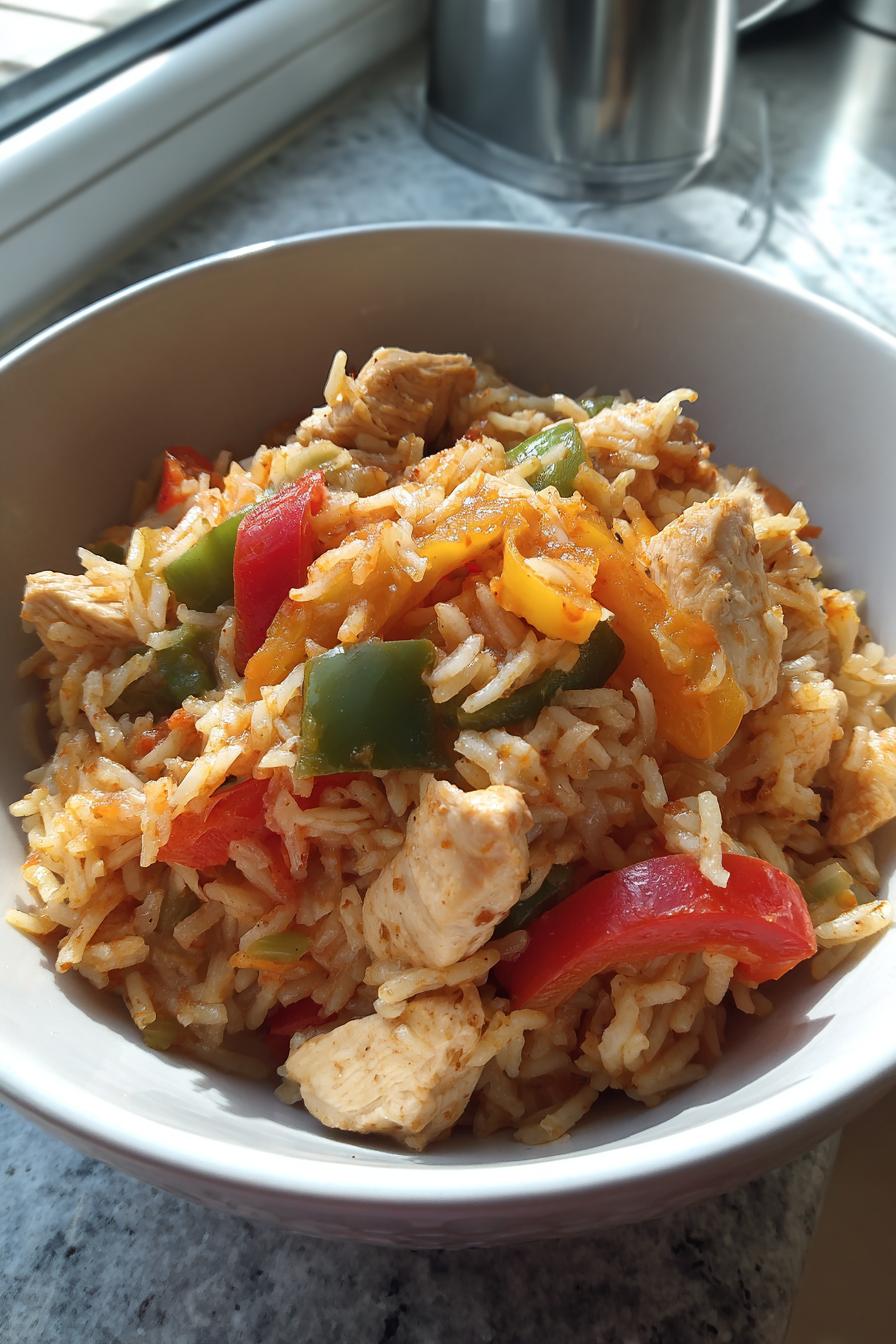 Serbisches Reisfleisch mit Paprika & Huhn - detail 1