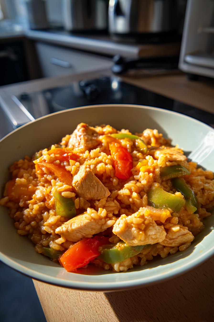 Serbisches Reisfleisch mit Paprika & Huhn - detail 3