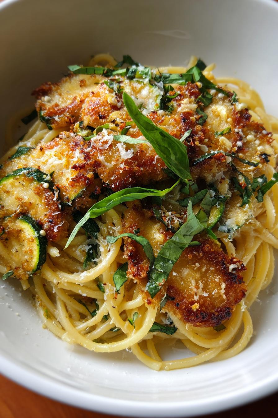 Spaghetti alla Nerano - italienisches Rezept mit Zucchini - detail 1