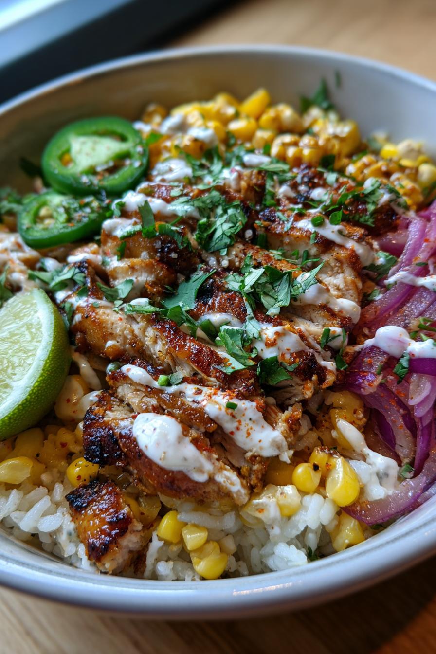 Street Corn Hähnchen Reis Bowl - detail 1
