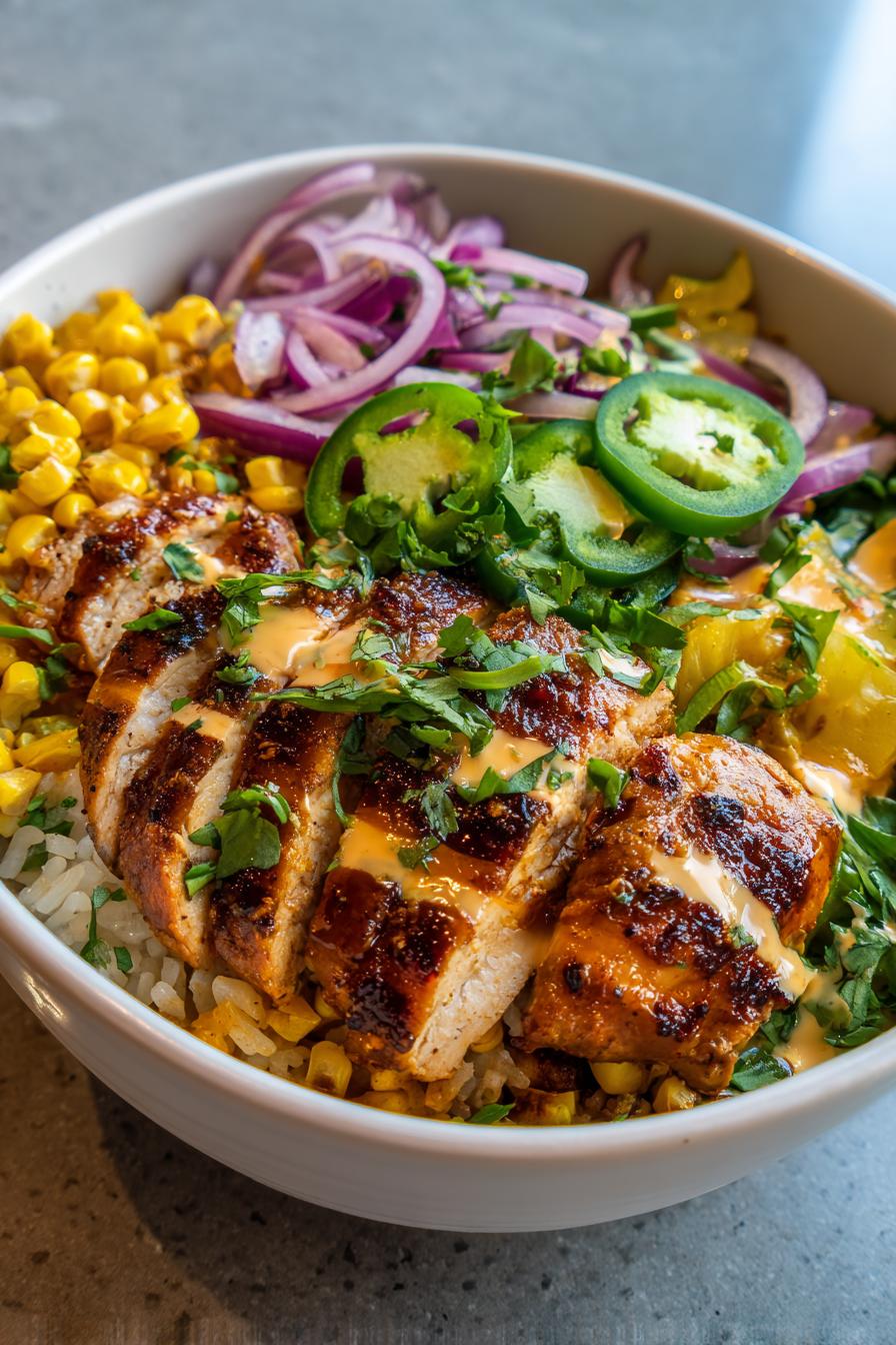 Street Corn Hähnchen Reis Bowl - detail 2