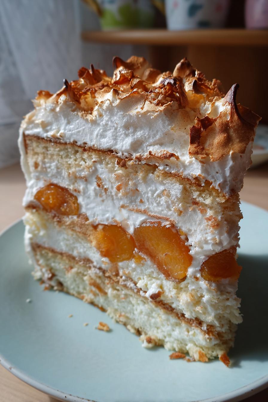 Wachauer Marillenkuchen mit knuspriger Baiserhaube - detail 1