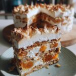 Wachauer Marillenkuchen mit knuspriger Baiserhaube