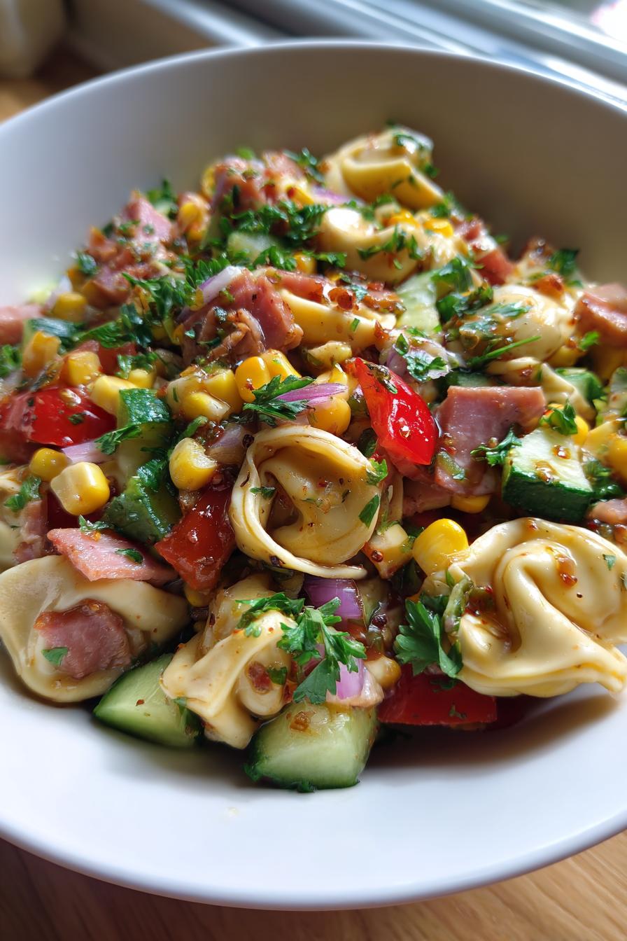 Würzige Süß-Honig Tortellini-Nudelsalat: Ein Genuss für jeden Anlass - detail 1