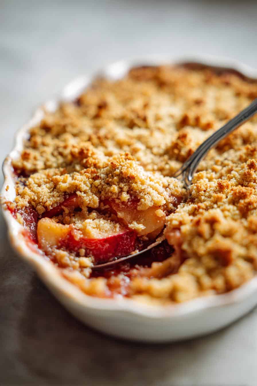 Apfel-Pflaumen-Crumble Rezept: Sündhaft Lecker in 30 Min