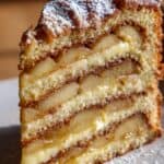 Apfelkuchen mit Pudding