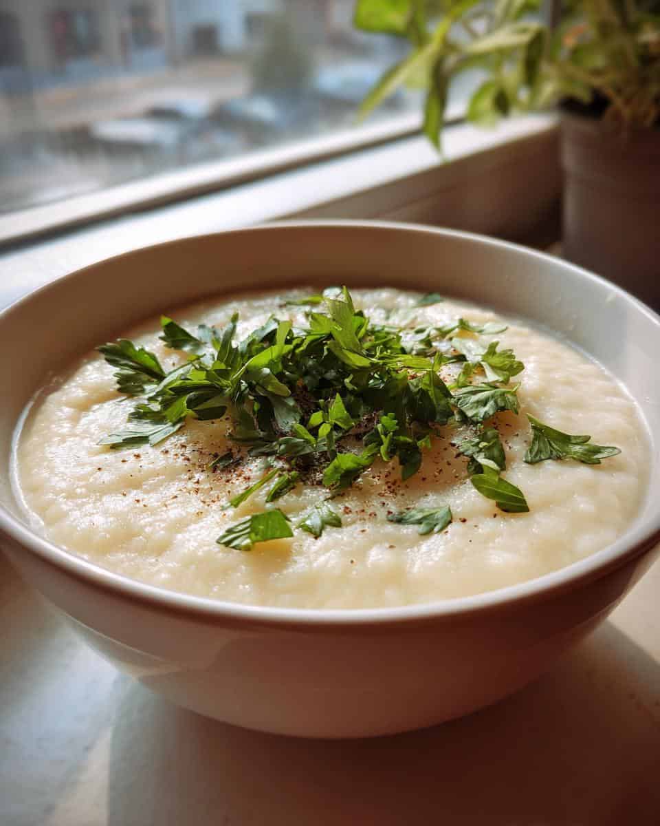 Cremige Blumenkohlsuppe - detail 1