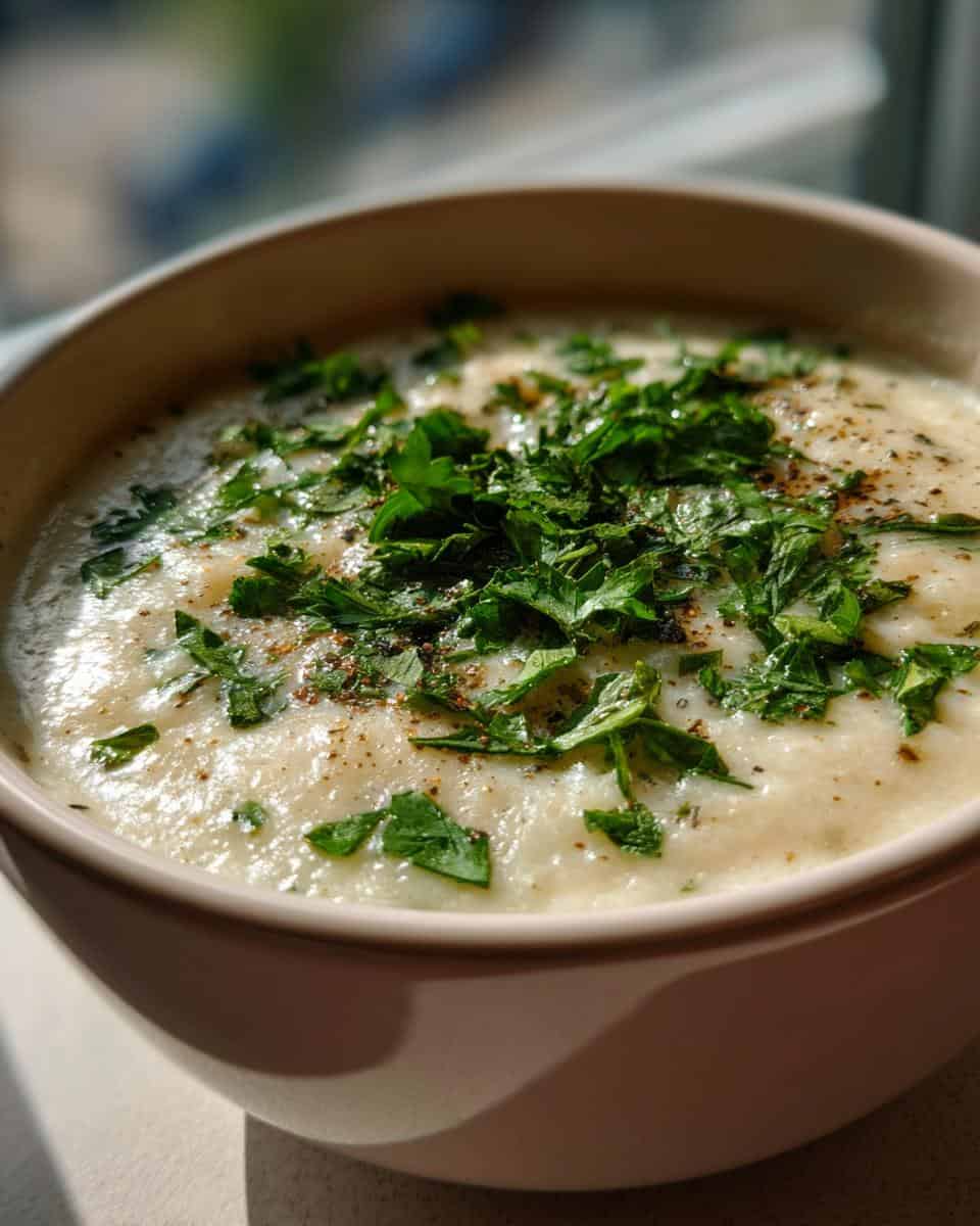 Cremige Blumenkohlsuppe - detail 2