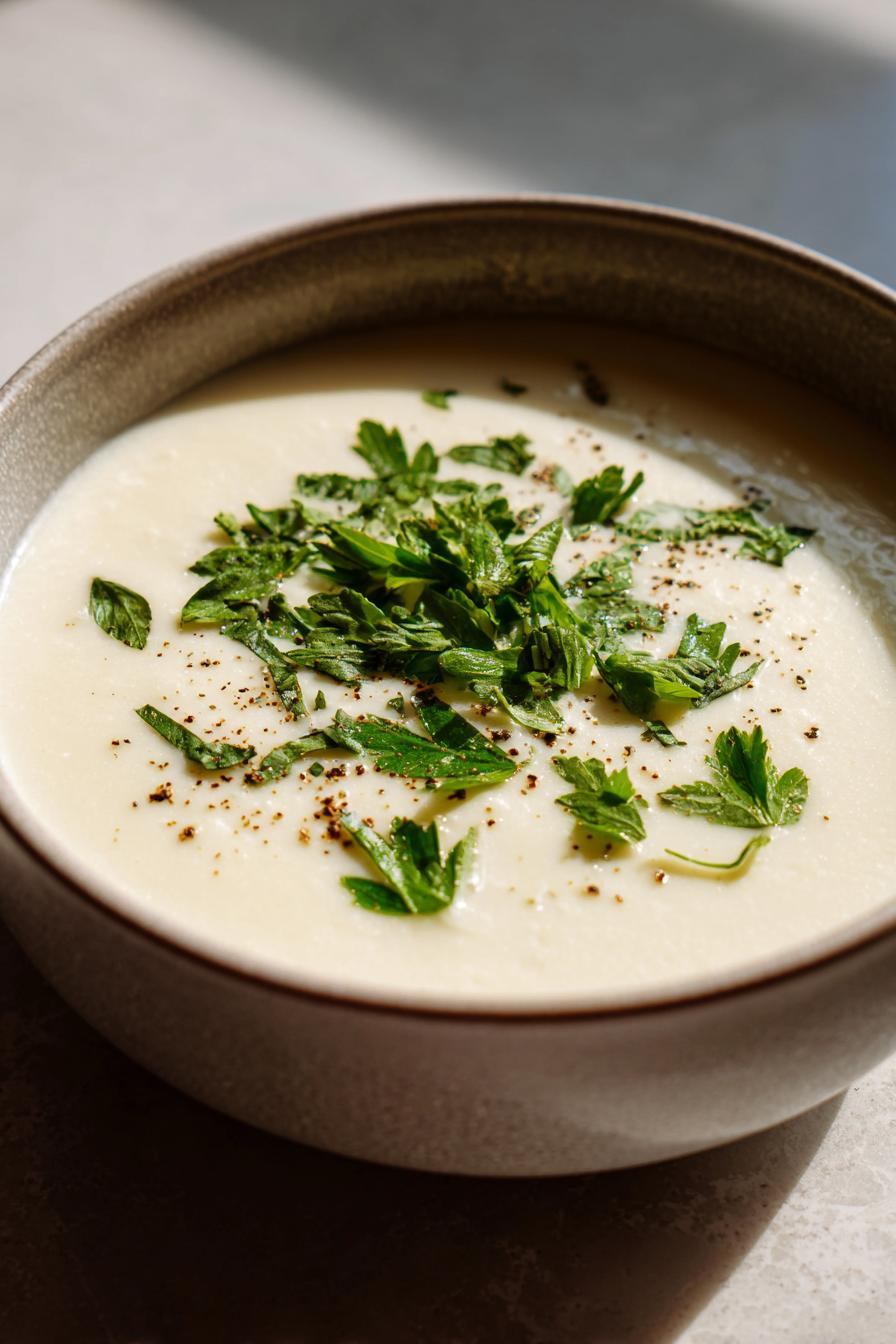 Cremige Blumenkohlsuppe