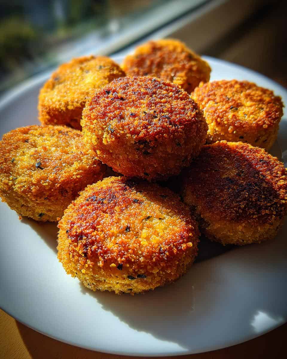 Knusprige Linsenkroketten aus der Heißluftfritteuse - detail 1