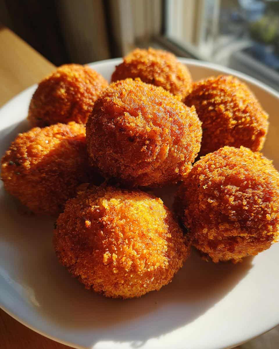 Knusprige Linsenkroketten aus der Heißluftfritteuse - detail 2