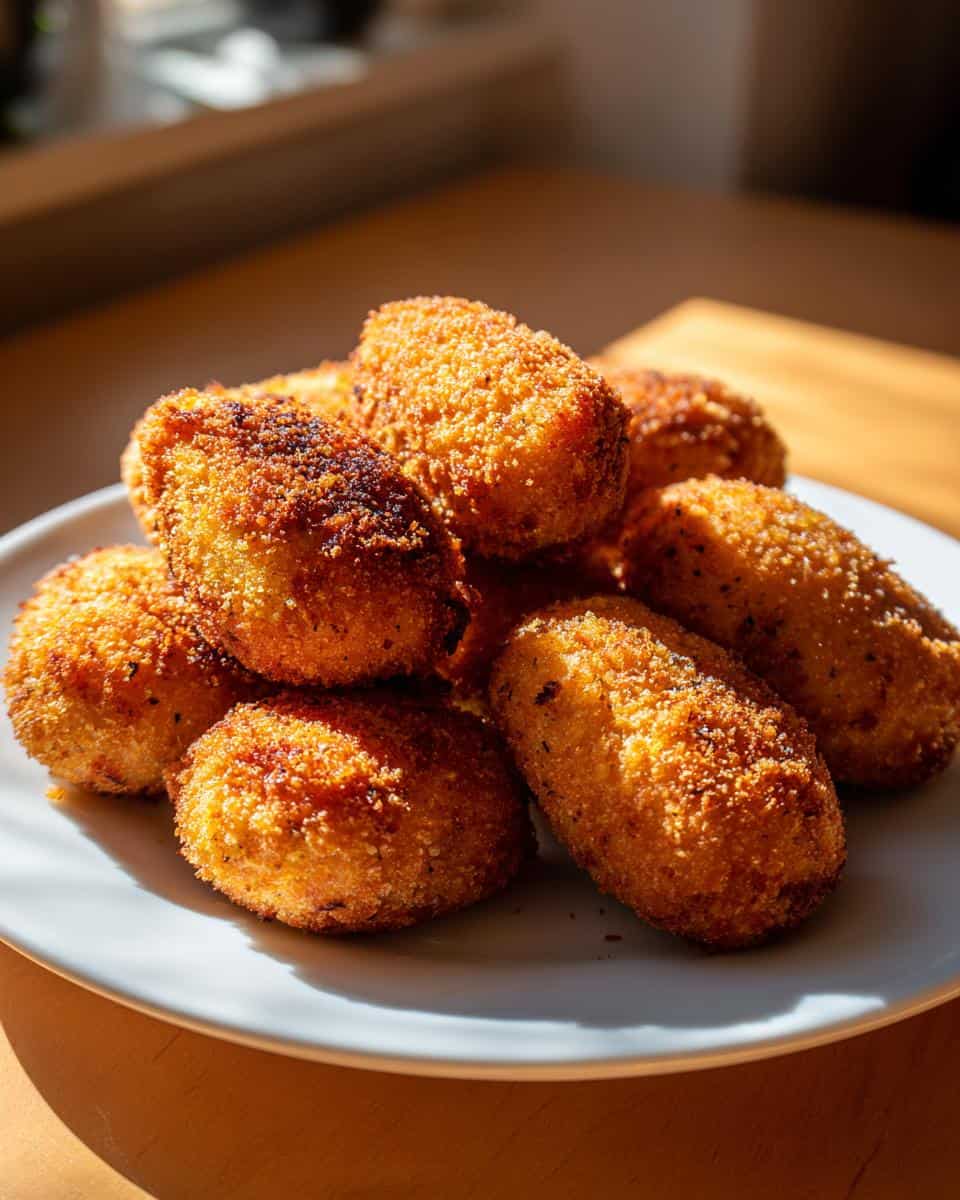 Knusprige Linsenkroketten aus der Heißluftfritteuse - detail 3