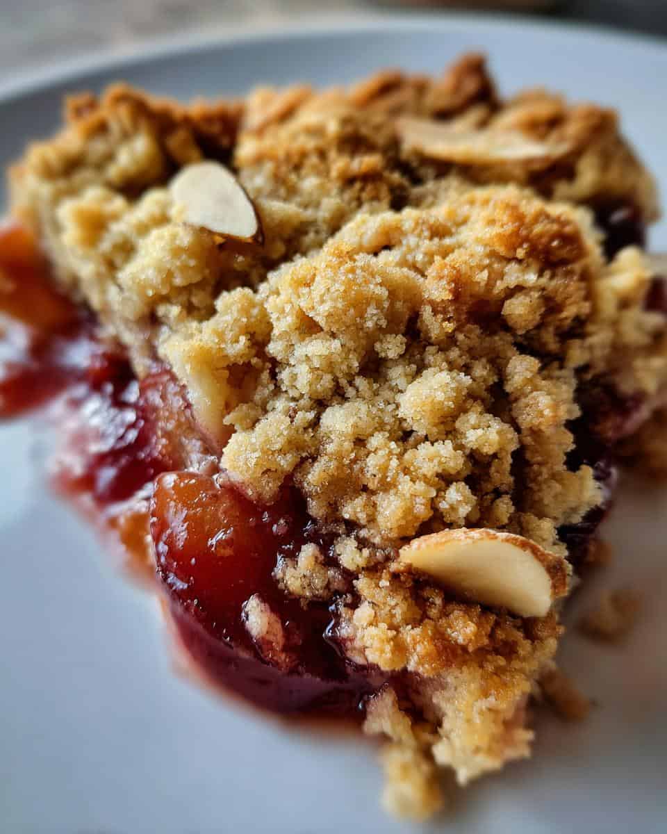 Zimt-Pflaumen-Crumble - detail 2