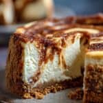 Zimtschnecken Käsekuchen mit Keksboden