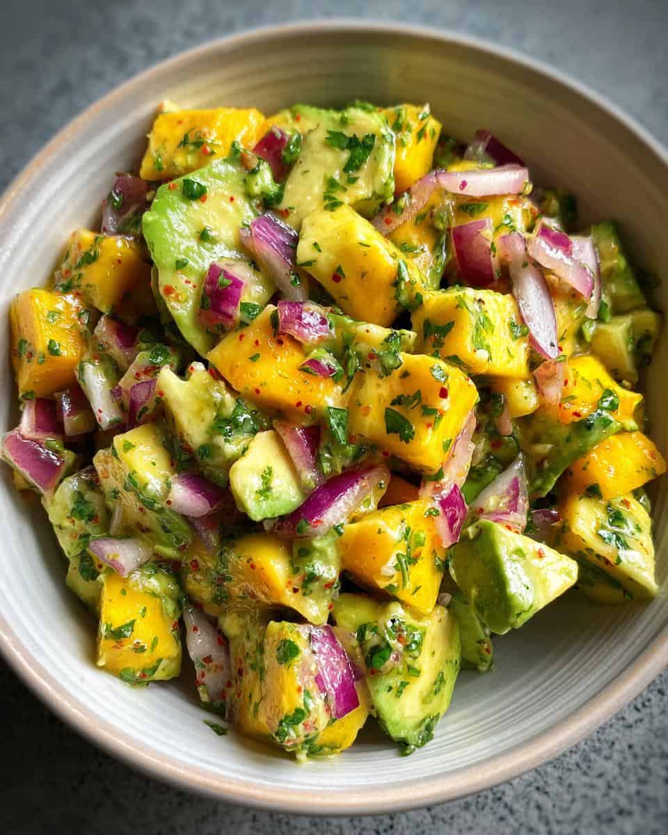 Bunter Avocado-Mango-Salat - detail 1