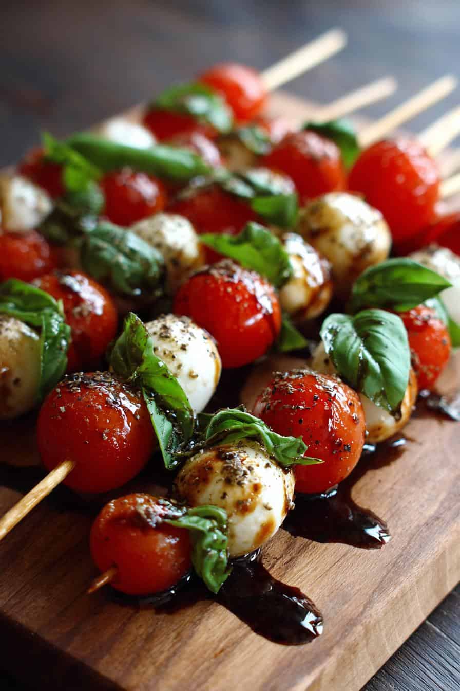 Caprese-Spieße einfach gemacht: 15 Min. voller Genuss