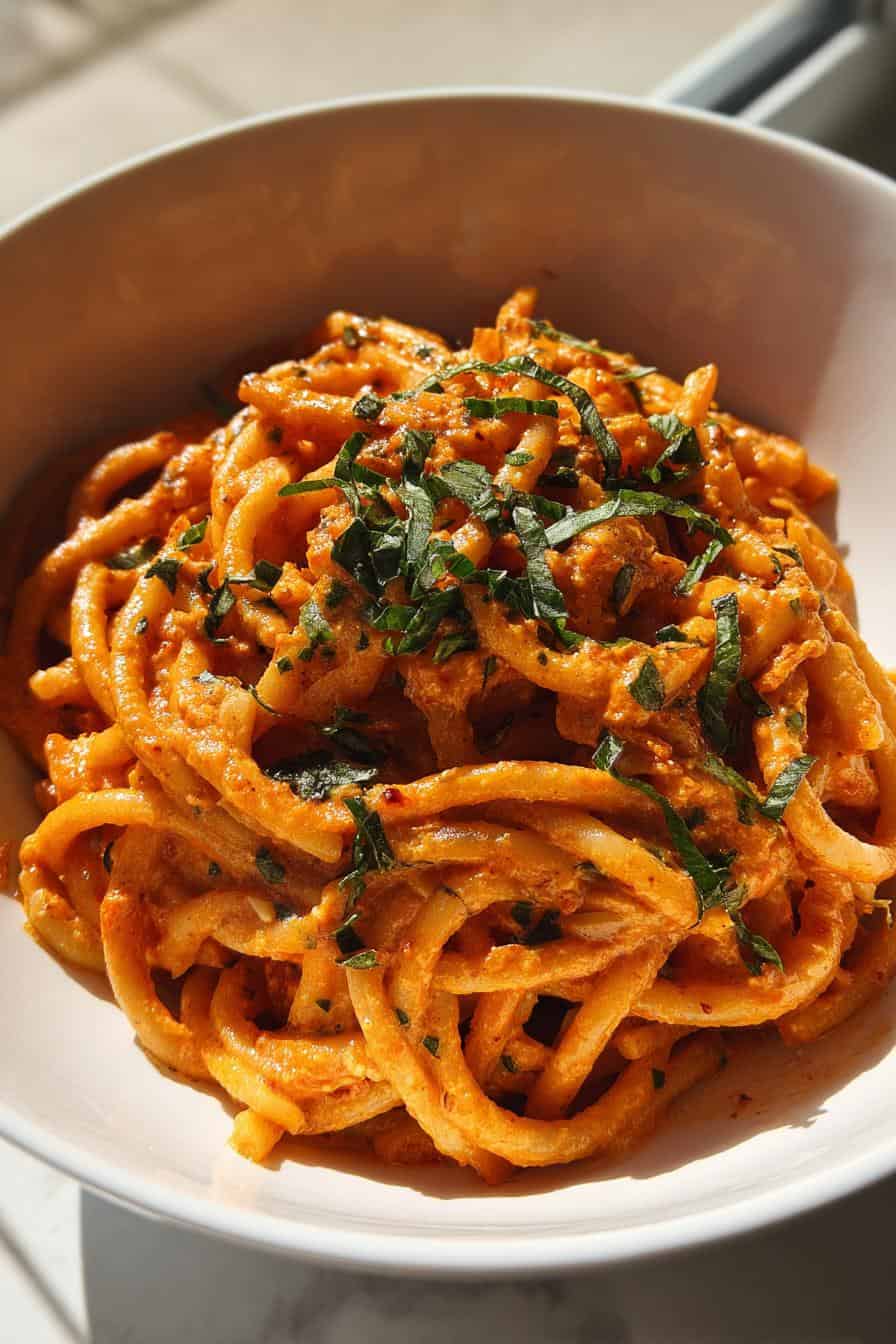 Cremige Tomaten-Basilikum-Pasta: In 30 Min Glücklich