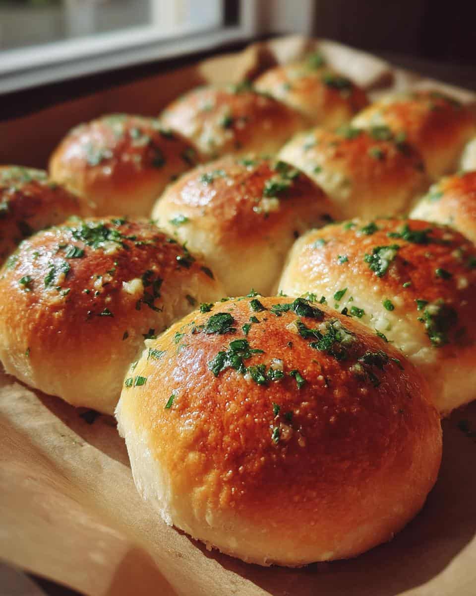 Fluffige Knoblauchbrötchen - detail 3