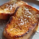 Grillbrot mit Olivenöl und Meersalz