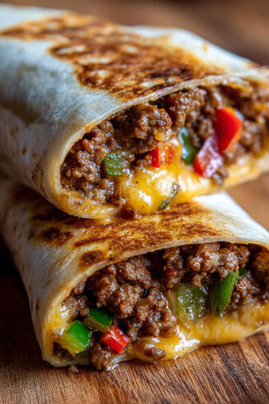 Unglaublich Lecker: Hackfleisch Käse Wrap Rezept in 20 Min