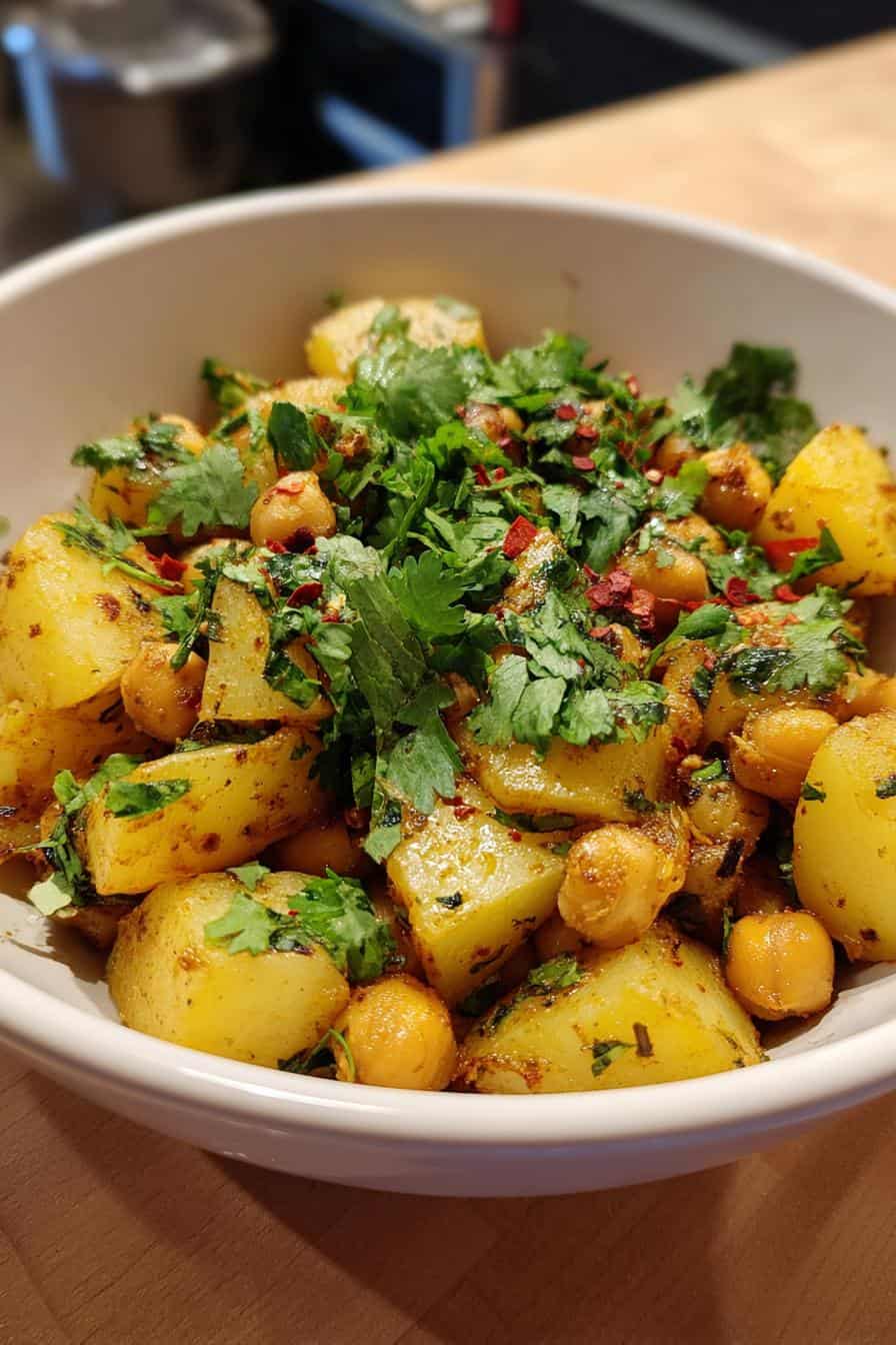 Verblüffend Lecker: Kartoffel-Kichererbsen-Bowl in 30 Min