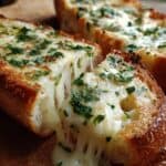 Knoblauch-Mozzarella-Brot