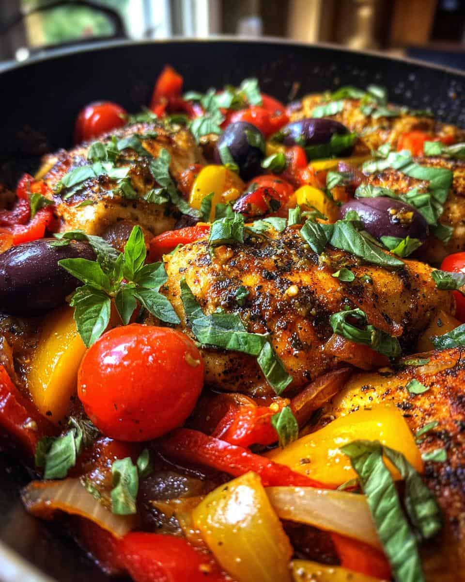 Mediterrane Hähnchen-Pfanne - detail 1