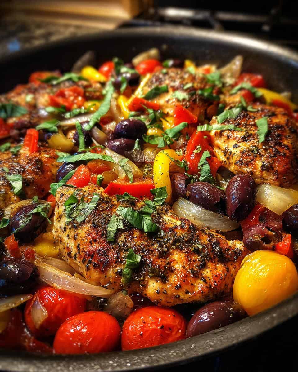 Mediterrane Hähnchen-Pfanne - detail 2