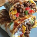 Wraps mit Hackfleisch Paprika
