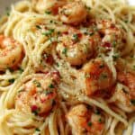 Zesty Lemon Garlic Shrimp Pasta