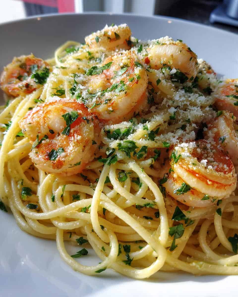 Zesty Lemon Garlic Shrimp Pasta - detail 2