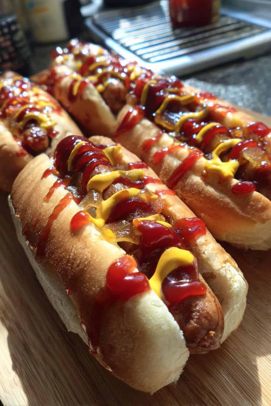 Grauenhafte 6 Blutige Hotdog Brötchen Finger Rezept