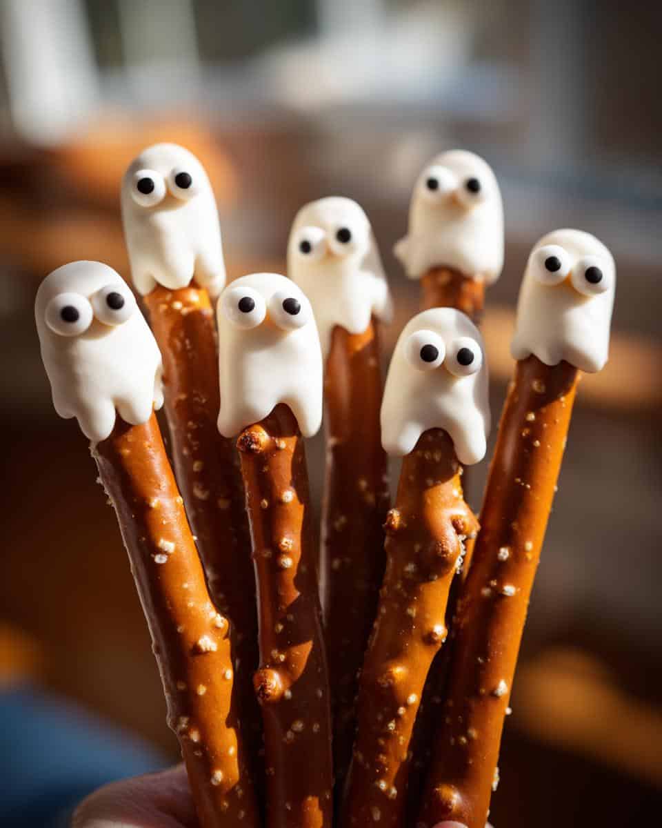 Brezelgeister Salzstangen Zuckeraugen - detail 1