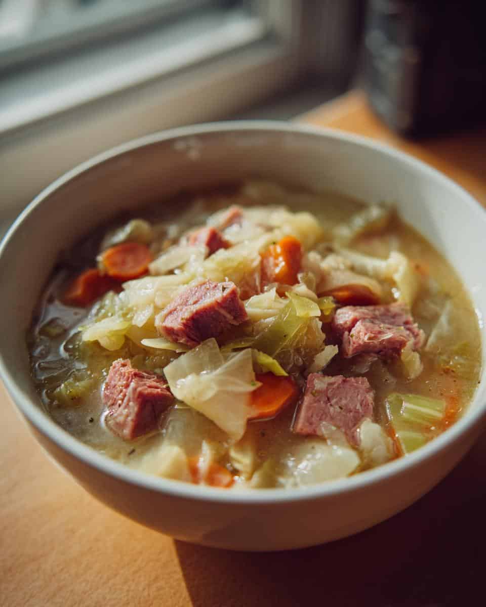 Einfache & Cremige Corned Beef Suppe mit Kohl - detail 3