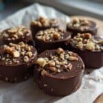 Einfache Schokoladen-Nougat-Taler