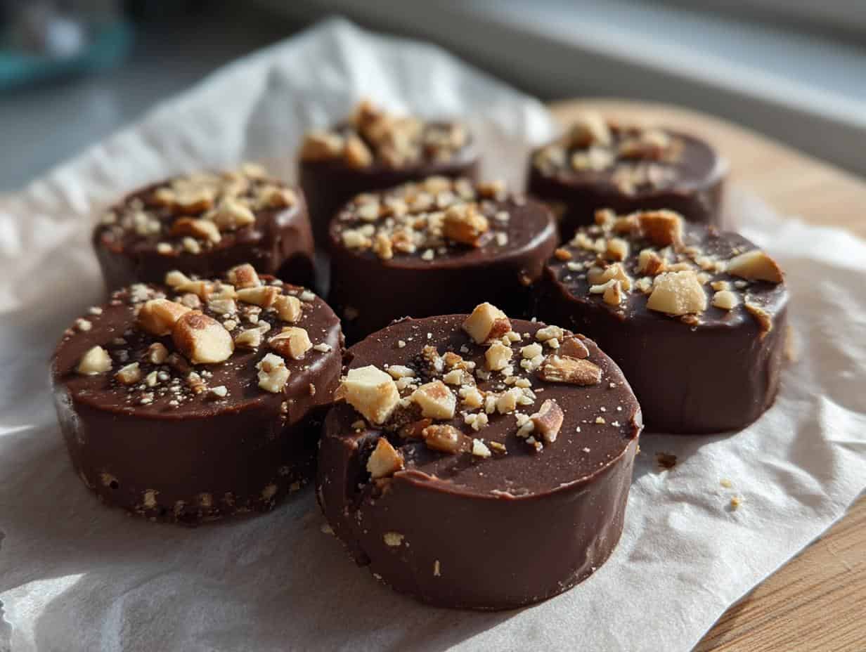 Einfache Schoko-Nougat-Taler: 3 Zutaten zum Glück