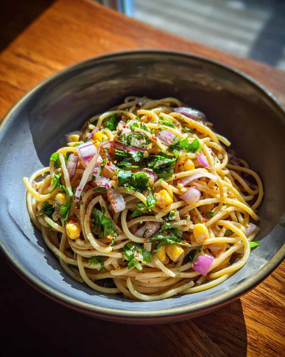 Gesunder Street-Corn Nudelsalat - detail 2