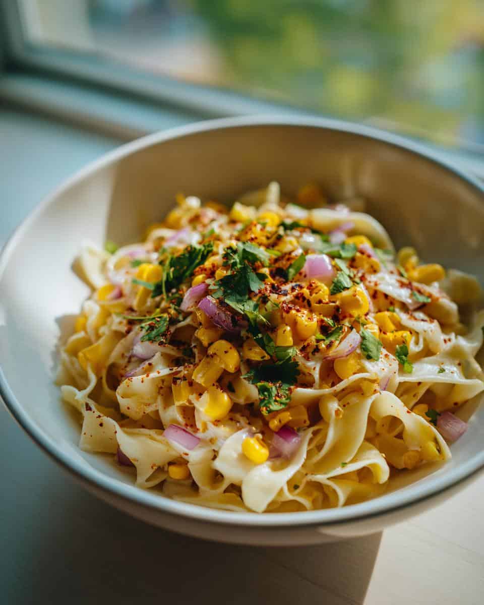 Gesunder Street-Corn Nudelsalat - detail 3