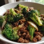 Hackfleisch Pfanne Brokkoli